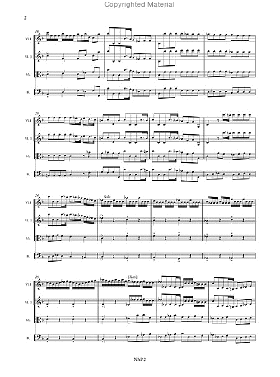 Oratorio di Maria dolorata (Napoli, ca. 1723) for 5 Voices, Choir and Instruments. Critical Edition Choir scores gallery preview page 4