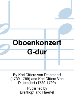 Book cover for Oboe Concerto in G major