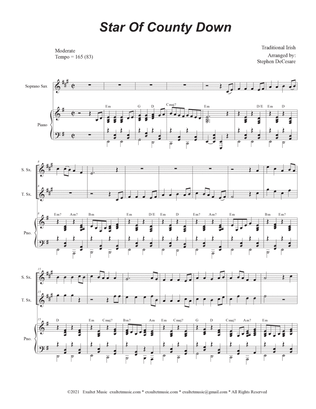 Star Of County Down (Duet for Soprano and Tenor Saxophone)