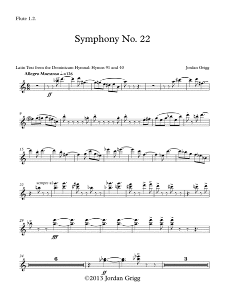 Symphony No.22 Parts 1