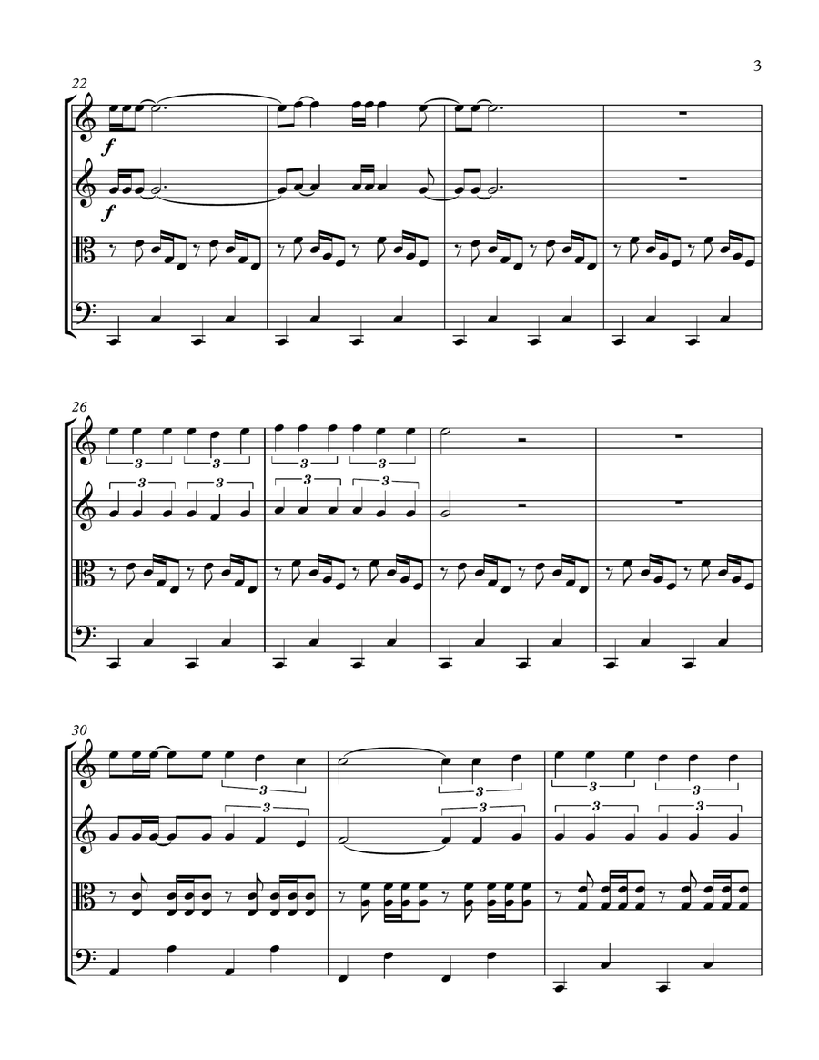 Home String Quartet scores gallery preview page 3