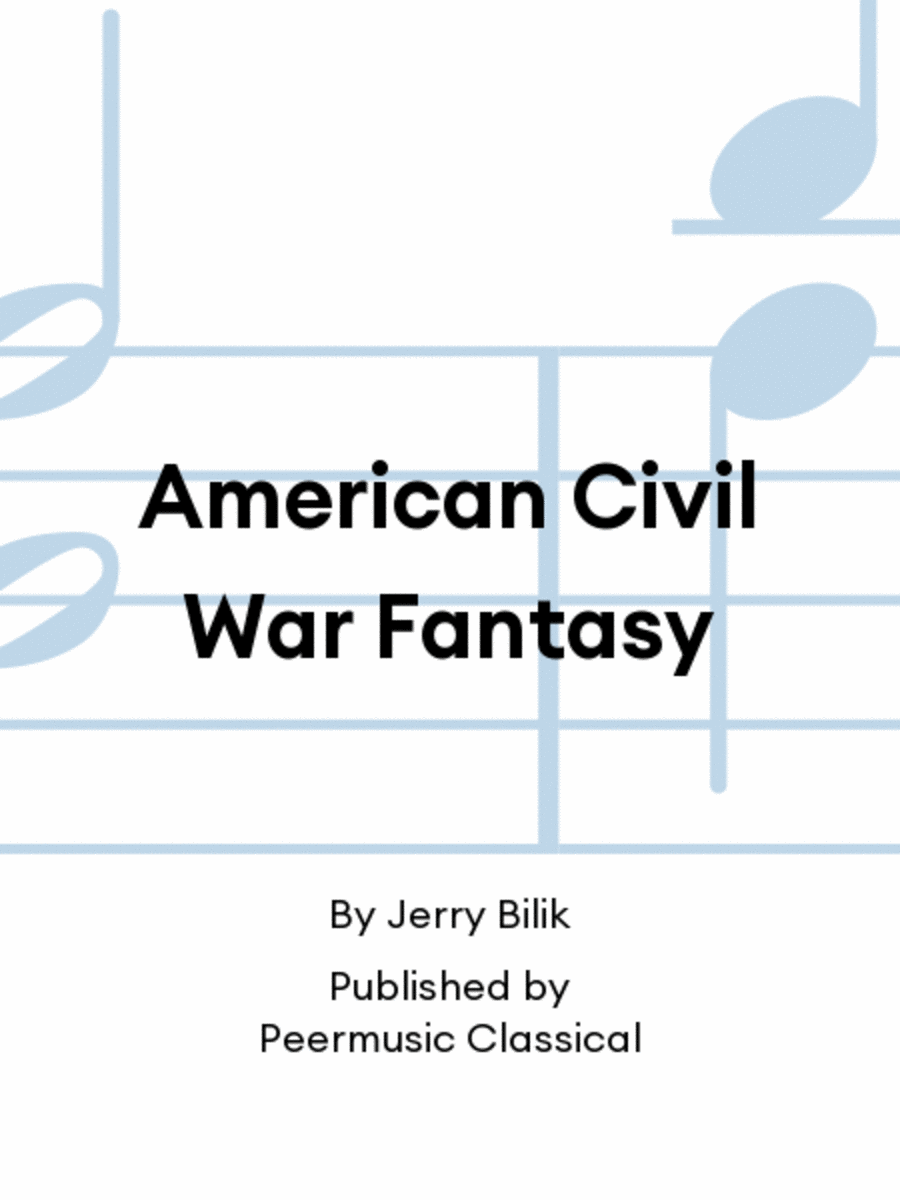 American Civil War Fantasy Concert Band scores gallery preview page 1