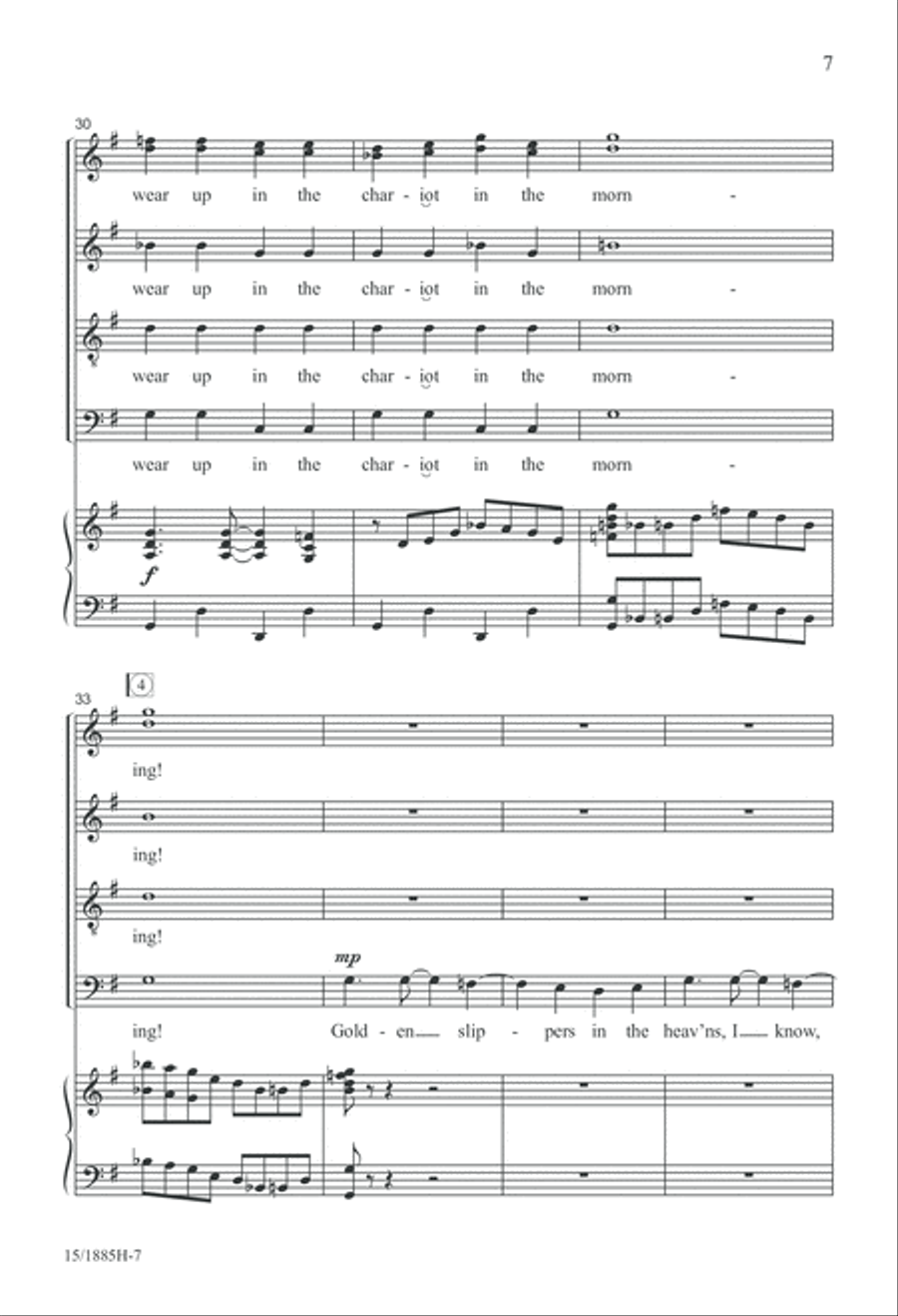 Walk the Streets of Gold Walk the Streets of Gold 4-Part scores gallery preview page 6