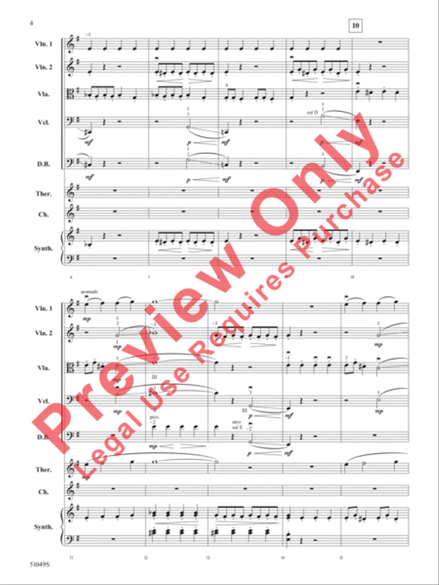 Graveyard Shift Graveyard Shift String Orchestra scores gallery preview page 5