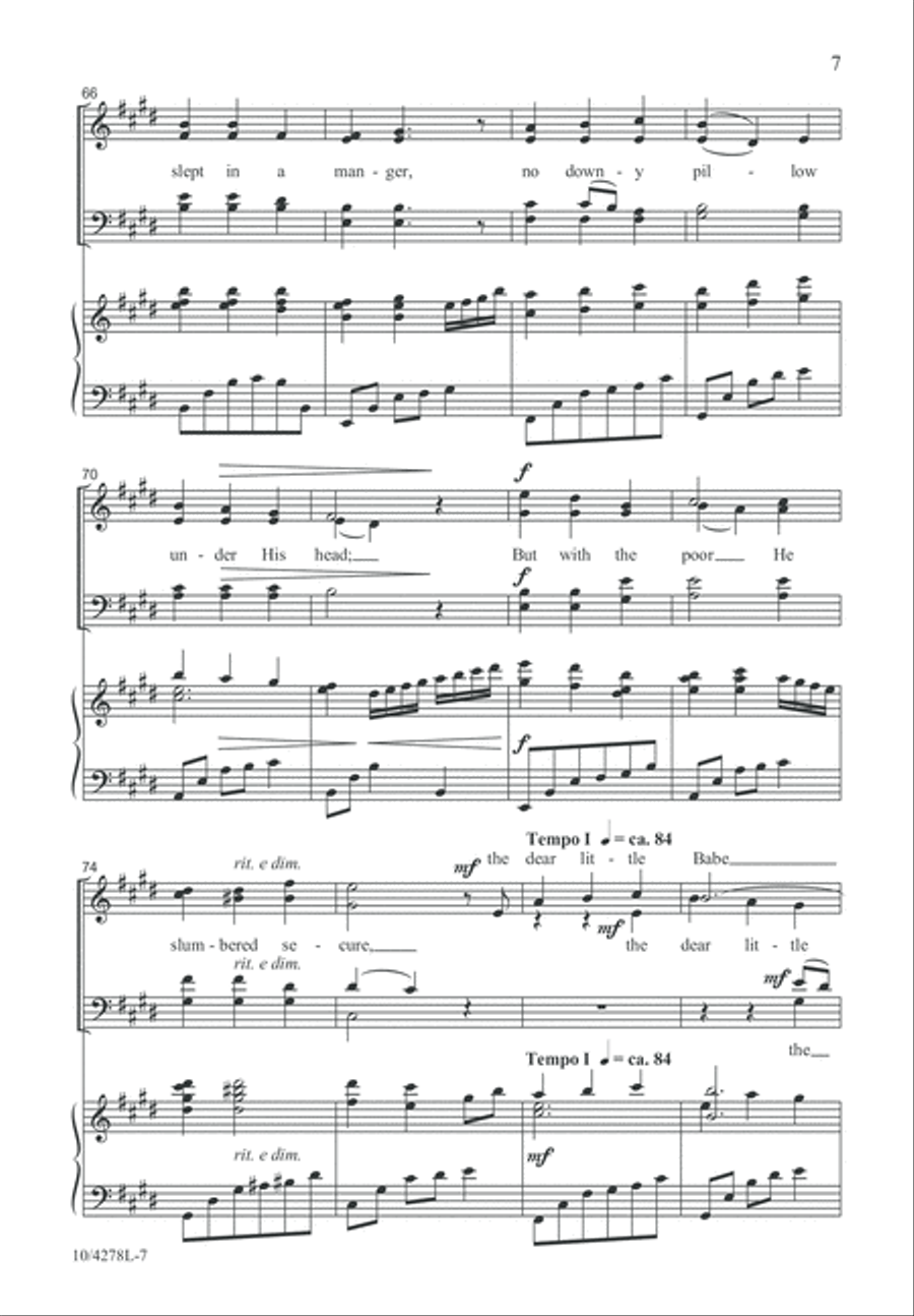 Dear Little Stranger Dear Little Stranger 4-Part scores gallery preview page 7