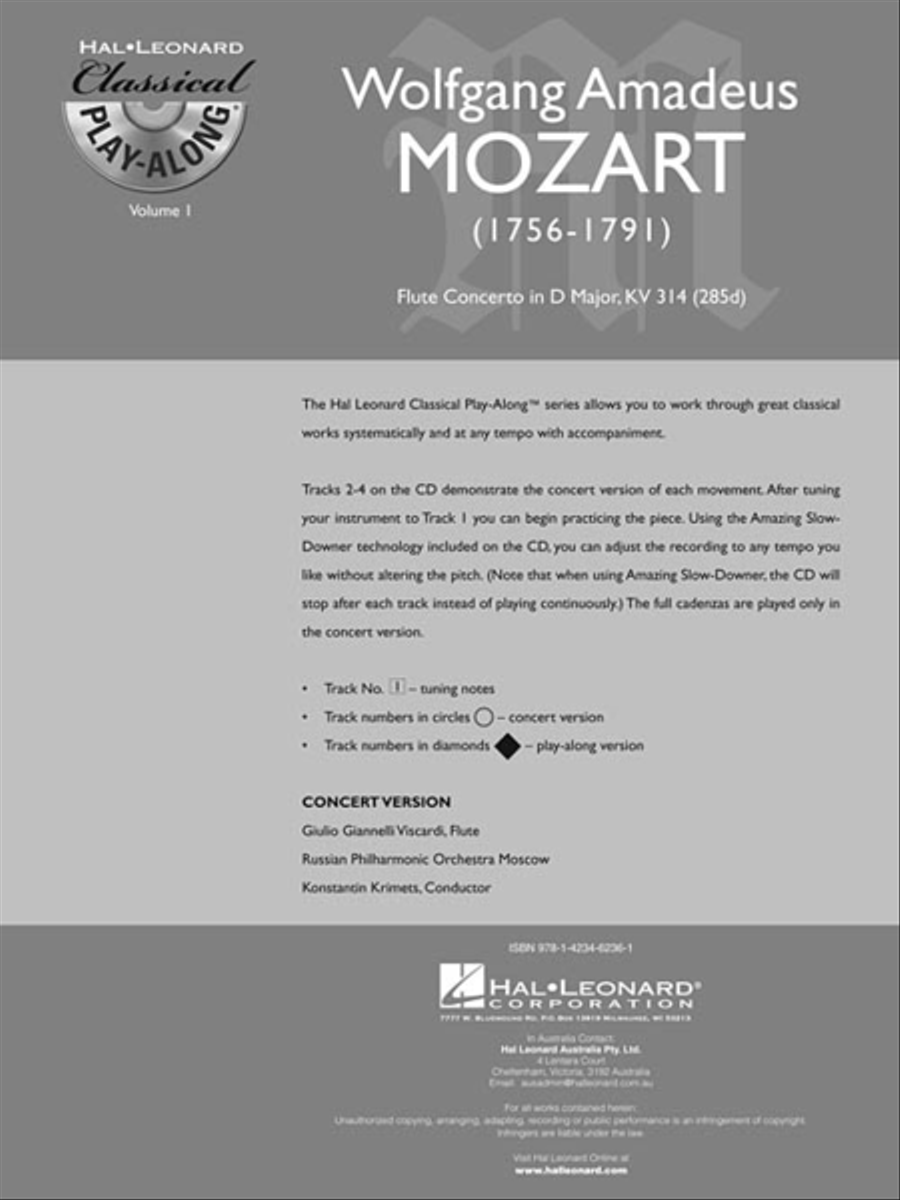 Flute Concerto in D Major, K. 314 Flute Solo scores gallery preview page 3