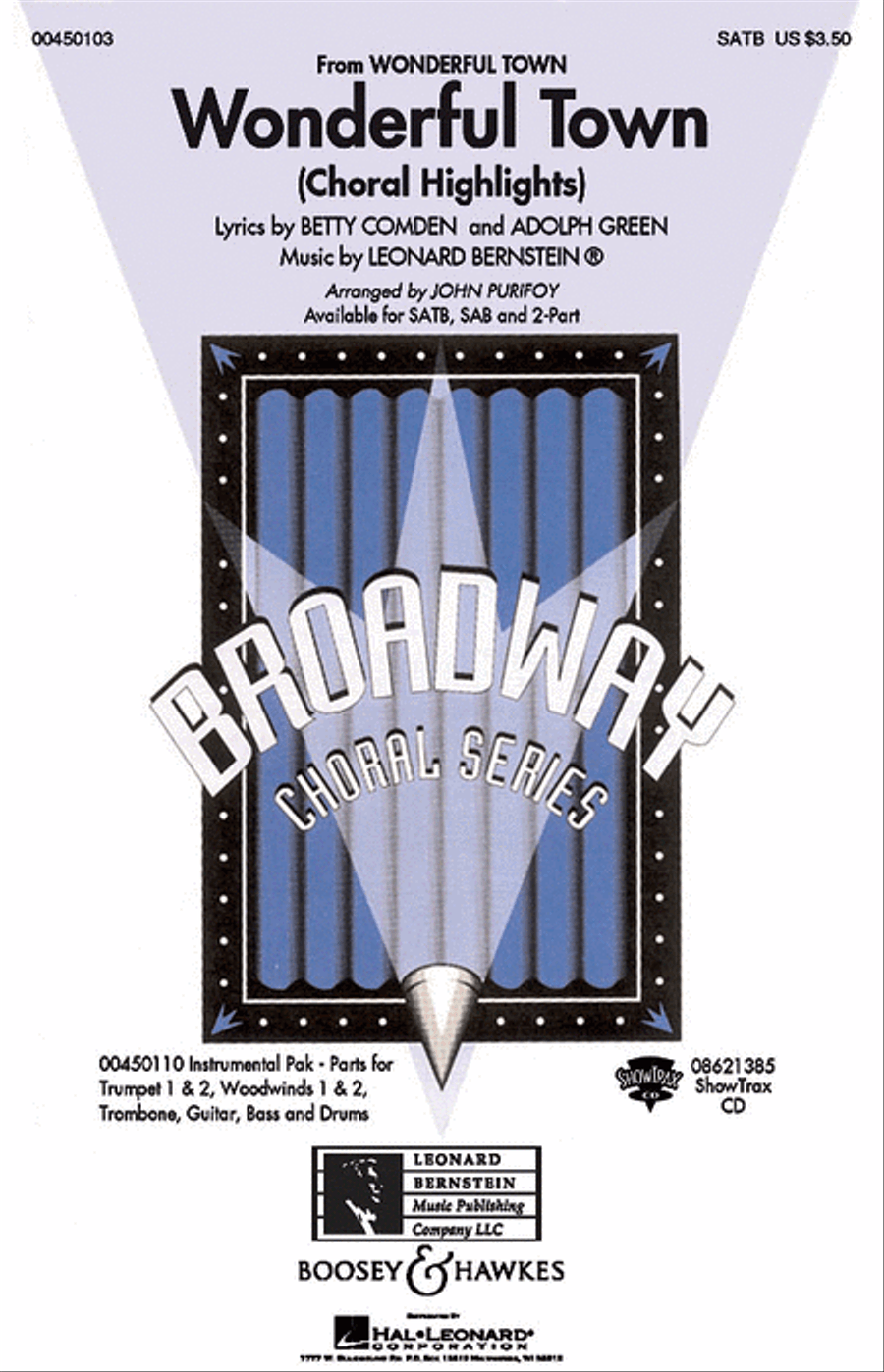 Wonderful Town (Choral Highlights) 4-Part scores gallery preview page 1
