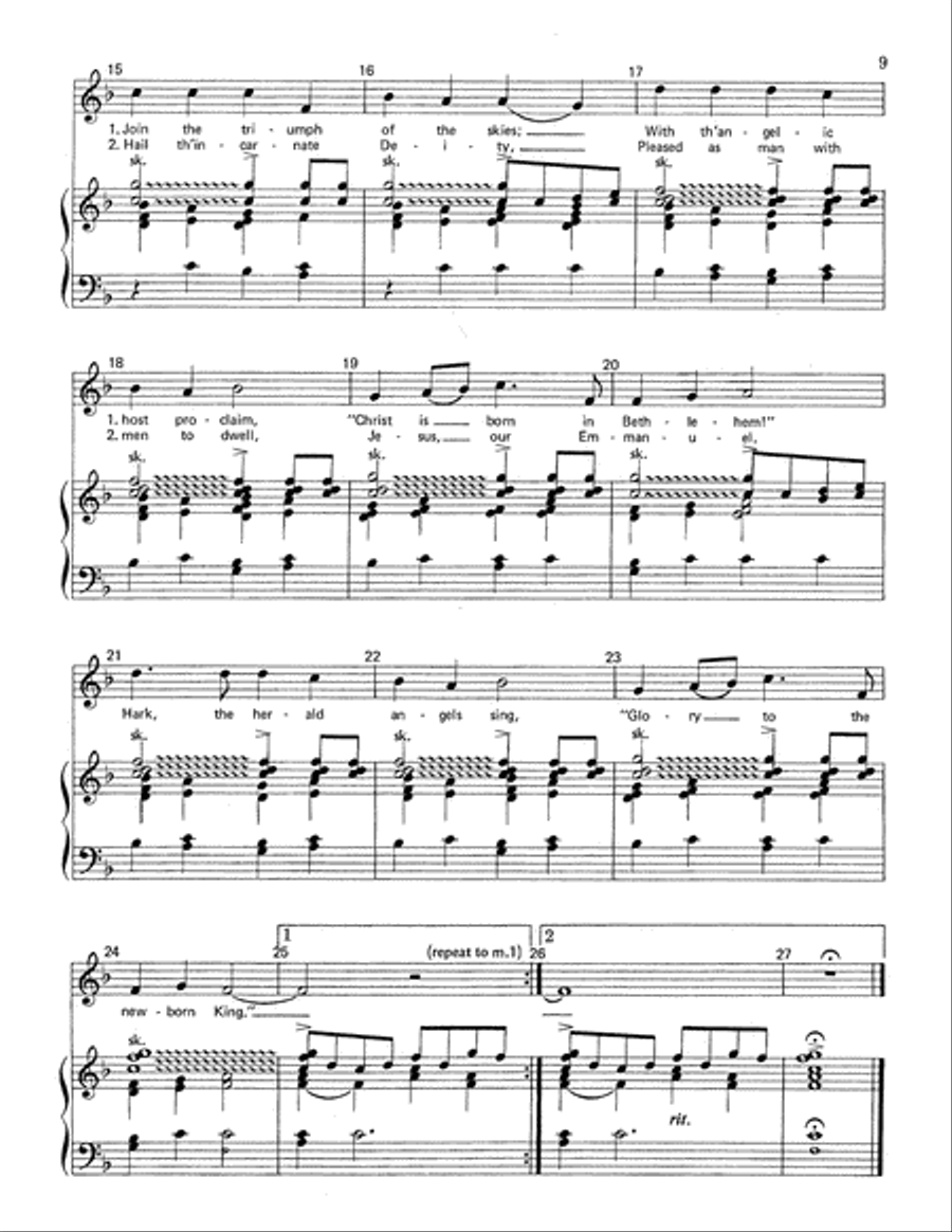 Ring Out Christmas Joy Choir scores gallery preview page 11