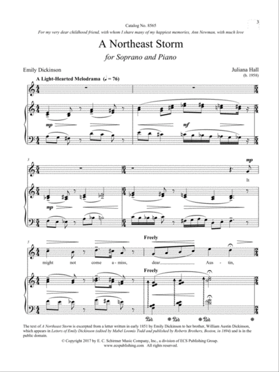 A Northeast Storm Soprano Voice scores gallery preview page 2