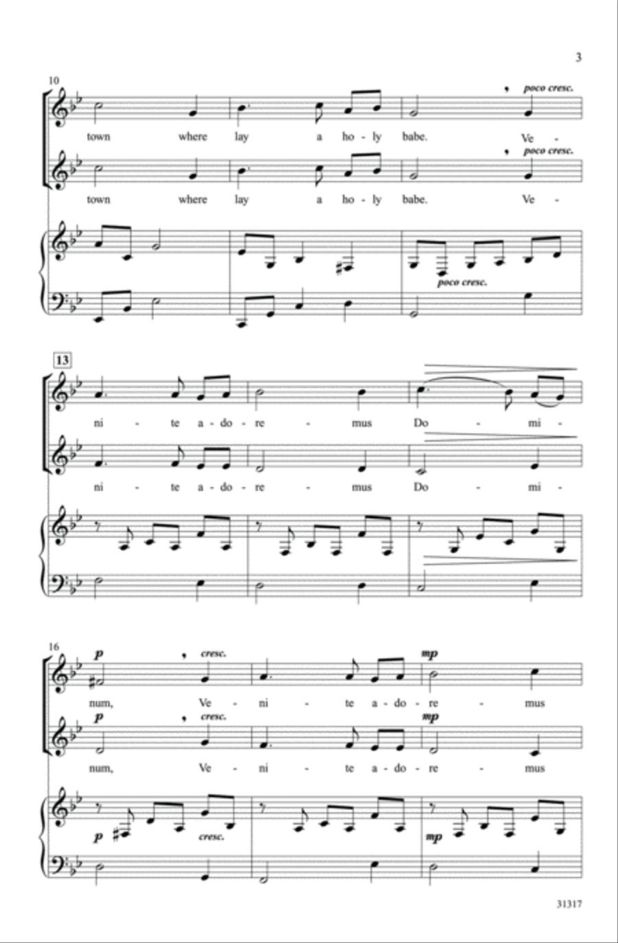 Carol of the Star Carol of the Star 2-Part scores gallery preview page 3