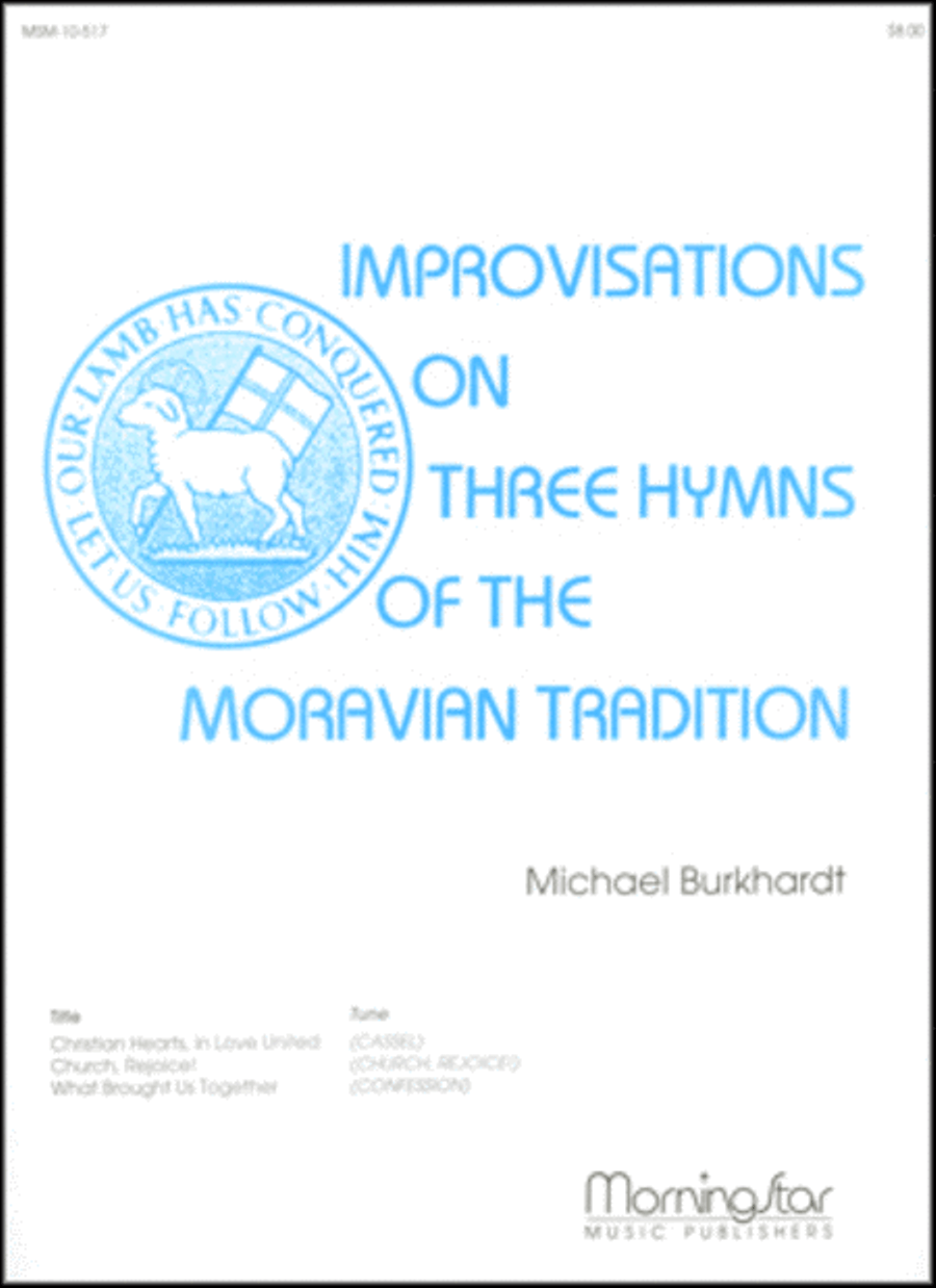 Three Hymns of the Moravian Tradition Organ scores gallery preview page 1
