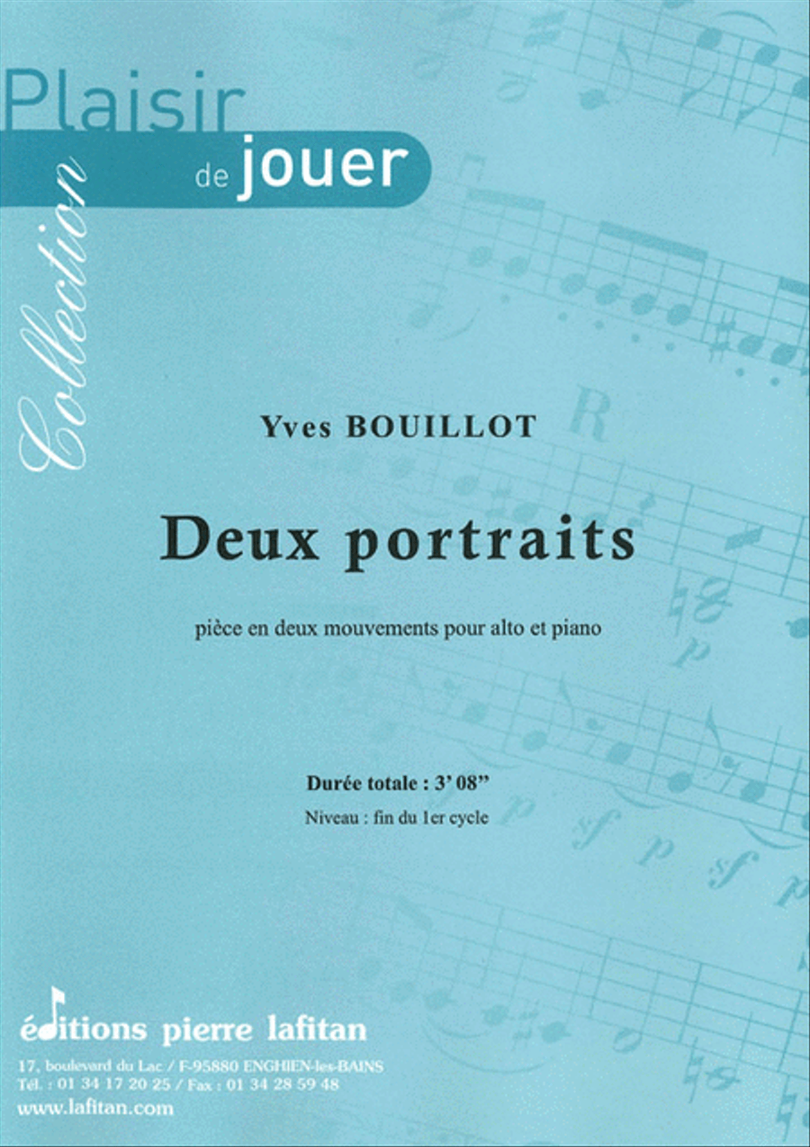 Deux Portraits Deux Portraits Piano Accompaniment scores gallery preview page 1