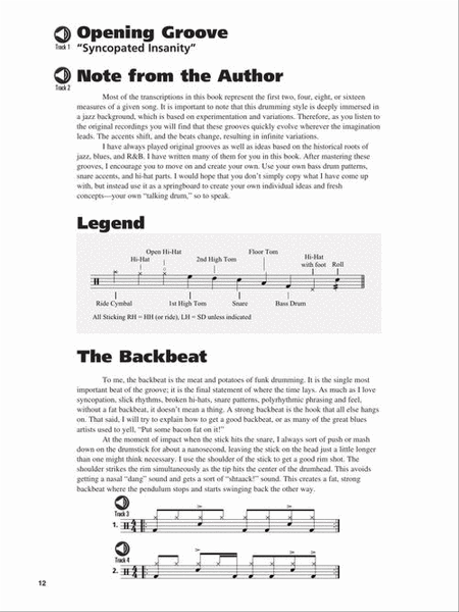Funk Drumming Drum Set scores gallery preview page 8