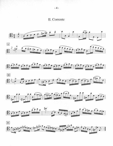 Partita in a minor, BWV 1013