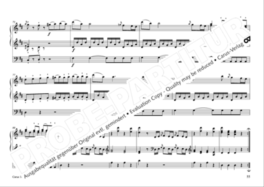 17 Church sonatas Organ Solo scores gallery preview page 56