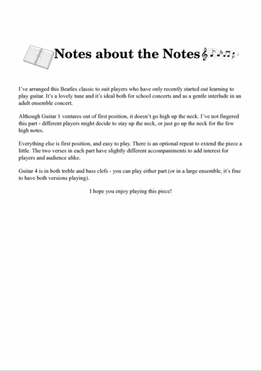 The Fool On The Hill Guitar Ensemble scores gallery preview page 3