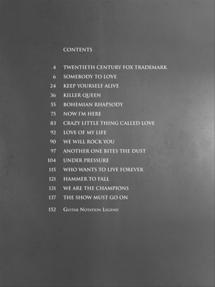 Bohemian Rhapsody Bohemian Rhapsody Electric Guitar scores gallery preview page 2