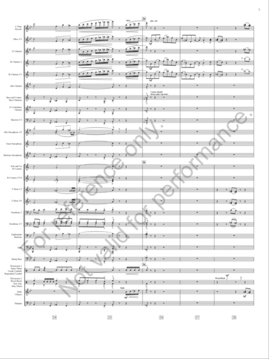Emperata Overture Concert Band scores gallery preview page 8