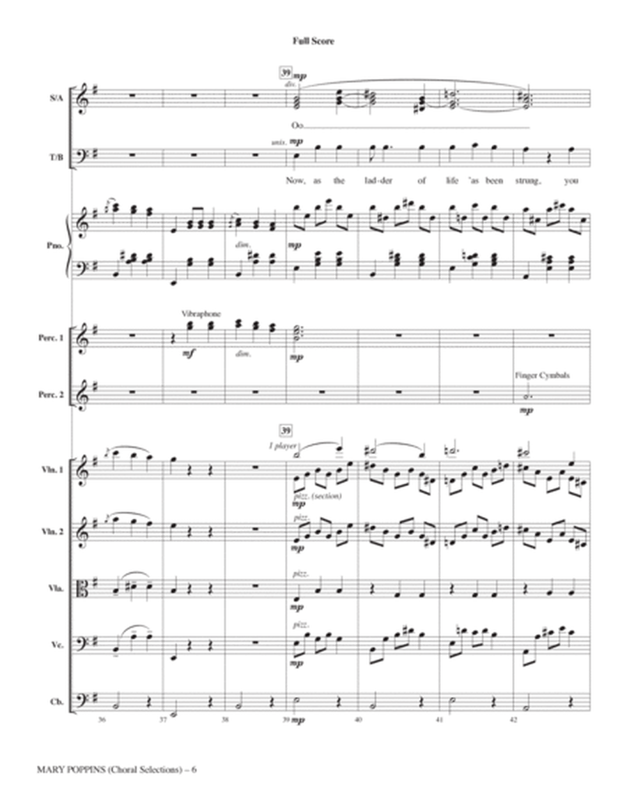 Mary Poppins (Choral Selections) (arr. John Leavitt) - Full Score