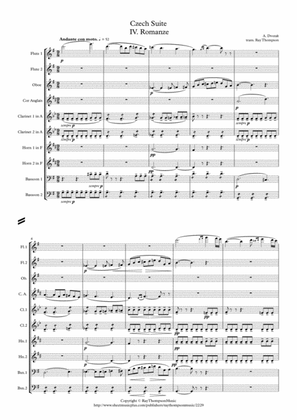 Dvorak: Czech Suite Op.39 Mvt.IV Romanze - wind dectet