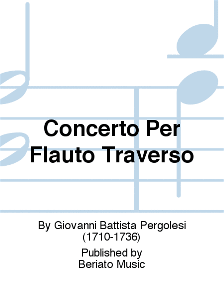 Concerto Per Flauto Traverso String Orchestra scores gallery preview page 1