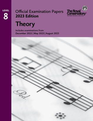 Book cover for 2023 Official Examination Papers: Level 8 Theory