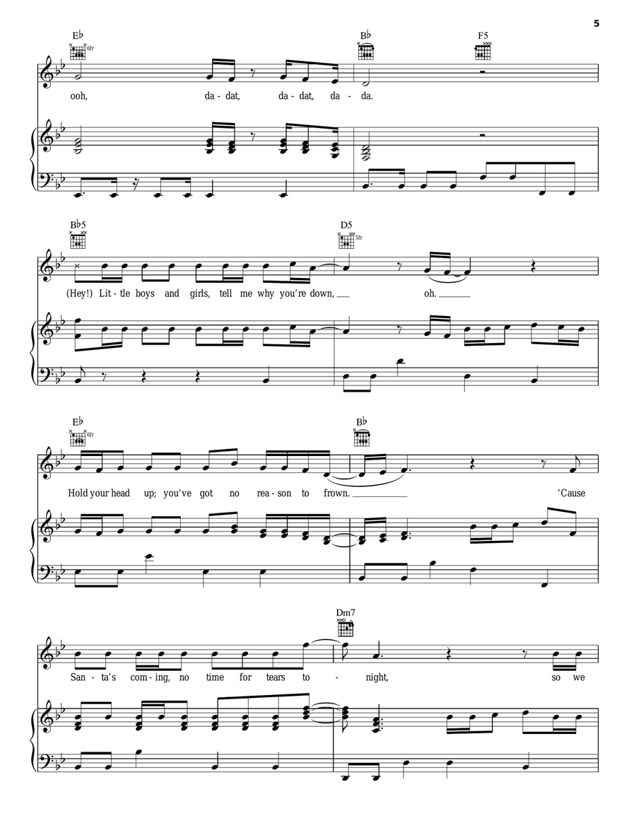 The Christmas Sing-Along A Cappella scores gallery preview page 5