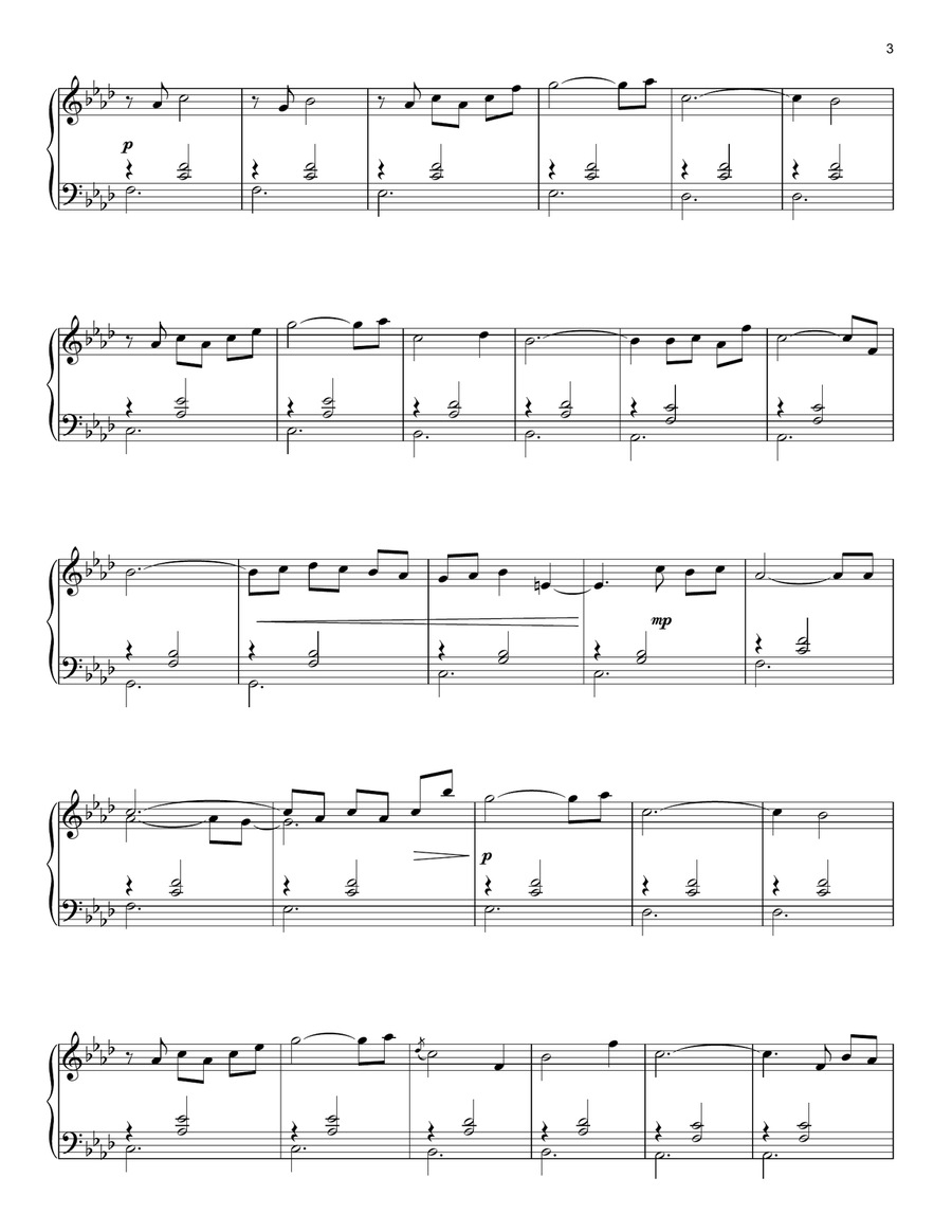 Moments Piano Solo scores gallery preview page 3