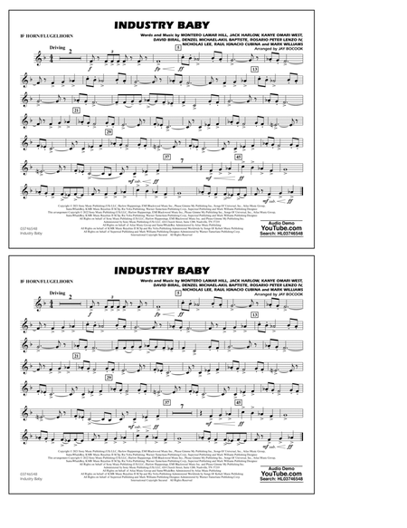 Industry Baby (arr. Jay Bocook) - Bb Horn/Flugelhorn