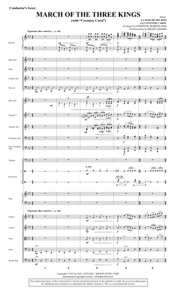 Book cover for March Of The Three Kings (from A Symphony Of Carols) - Score