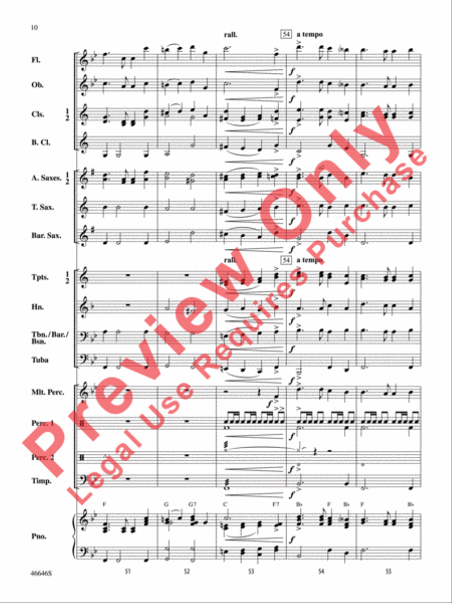 American Pride Concert Band scores gallery preview page 11