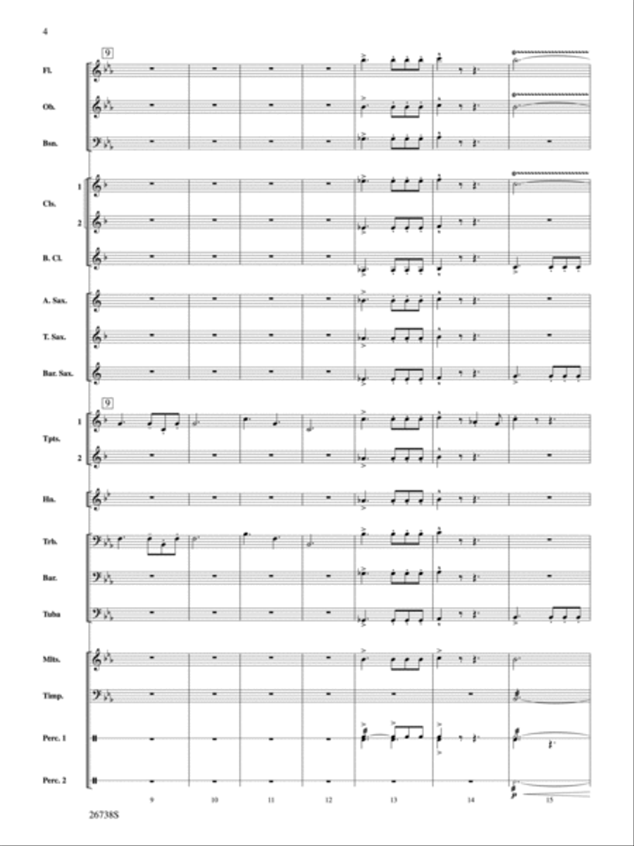 Superheroes R Us Concert Band scores gallery preview page 3