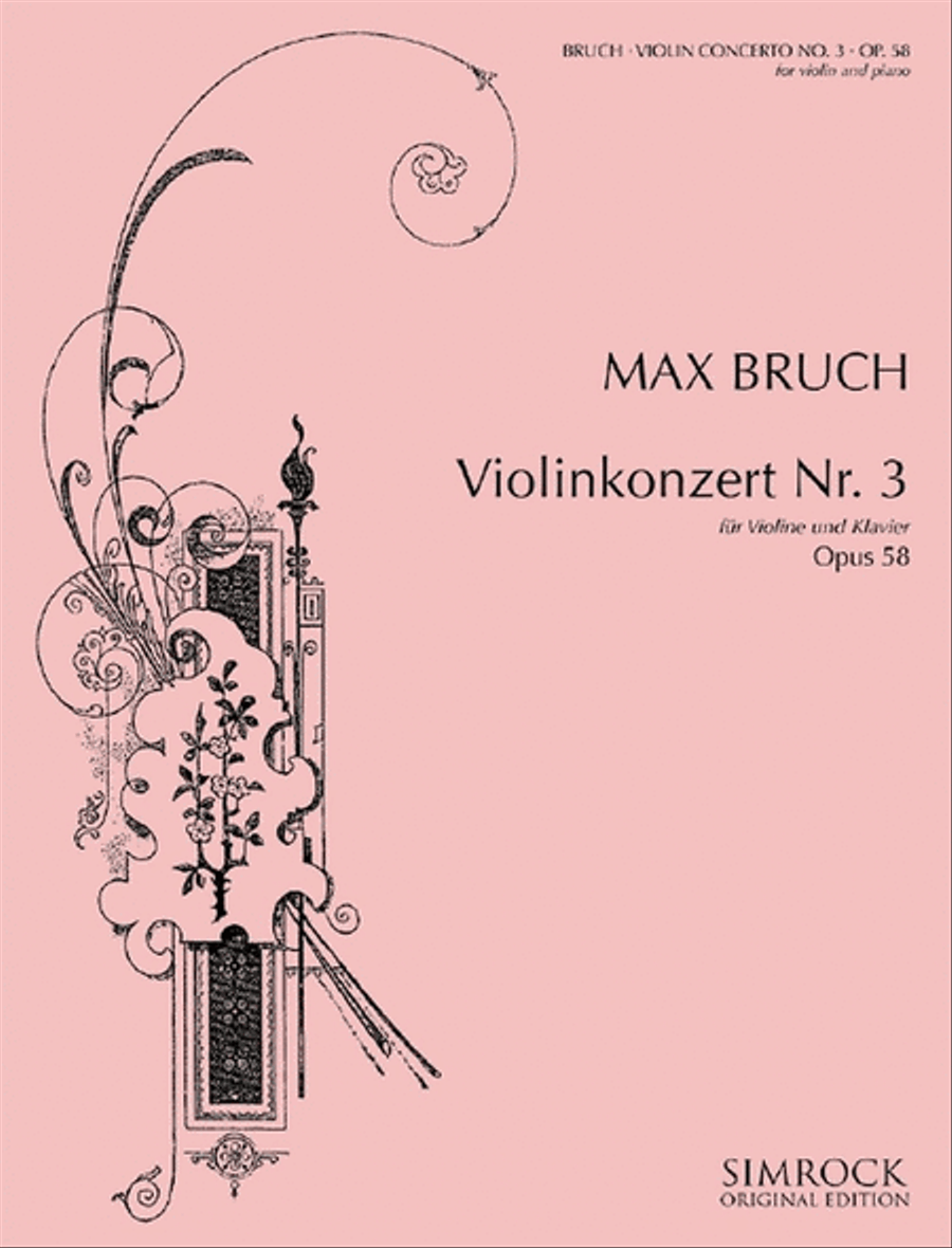 Violin Concerto 3 in D Minor op. 58 Orchestra scores gallery preview page 1