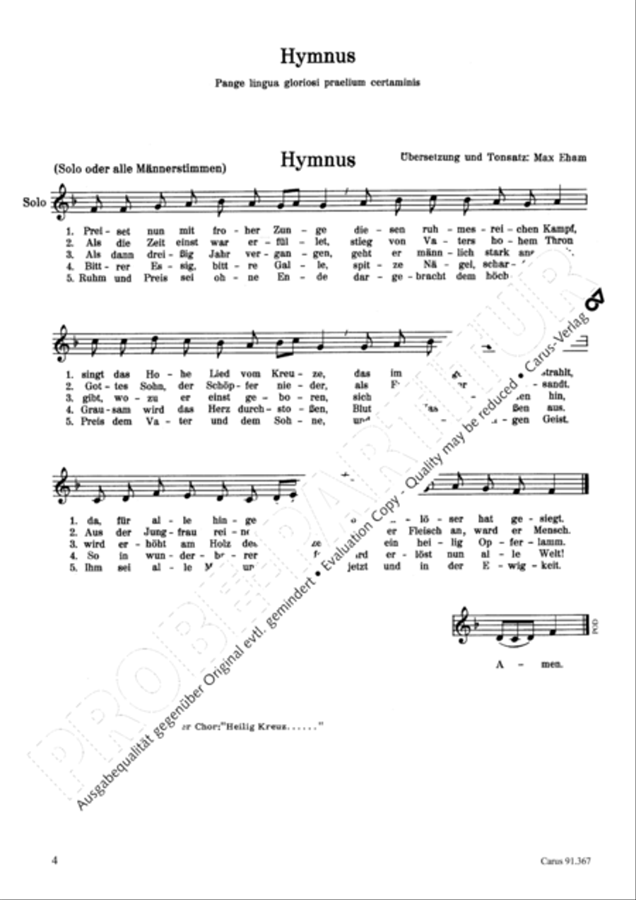 Heilig' Kreuz Gesange Score scores gallery preview page 5