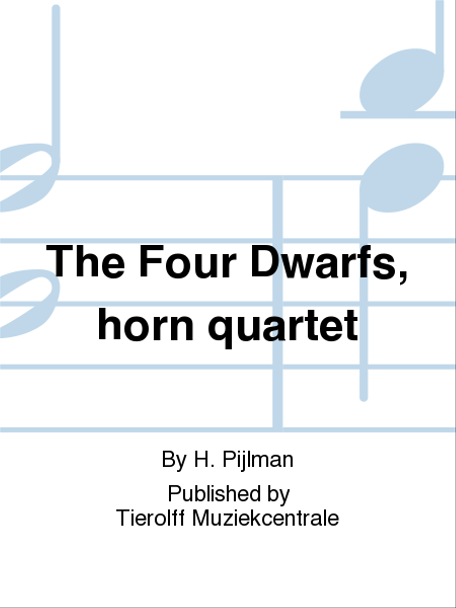 De Vier Dwergen/The Four Dwarfs, Horn Quartet French Horn Quartet scores gallery preview page 1