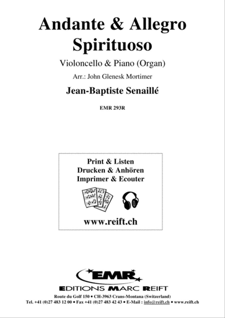 Andante & Allegro Spirituoso Organ scores gallery preview page 2