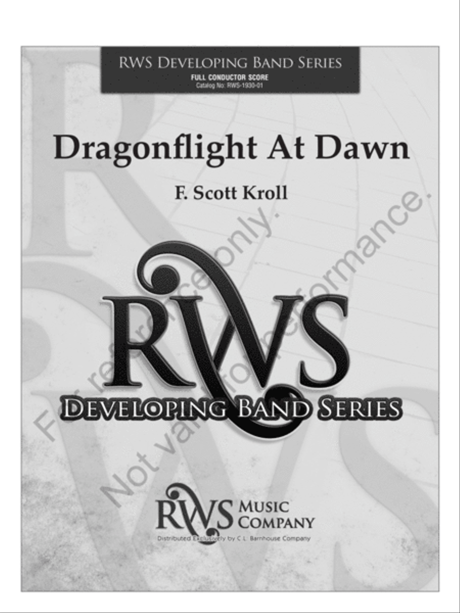 Dragonflight at Dawn Concert Band scores gallery preview page 2