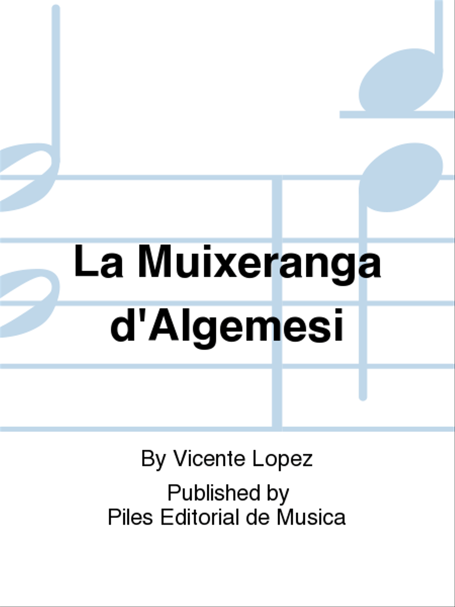 La Muixeranga d'Algemesi Concert Band scores gallery preview page 1