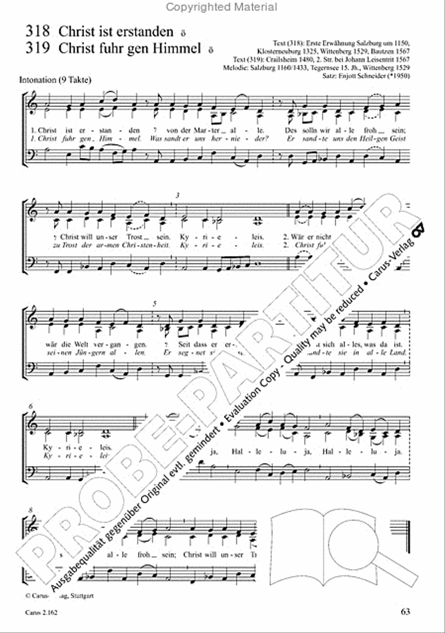 Chorbuch Gotteslob SAM 3-Part scores gallery preview page 64