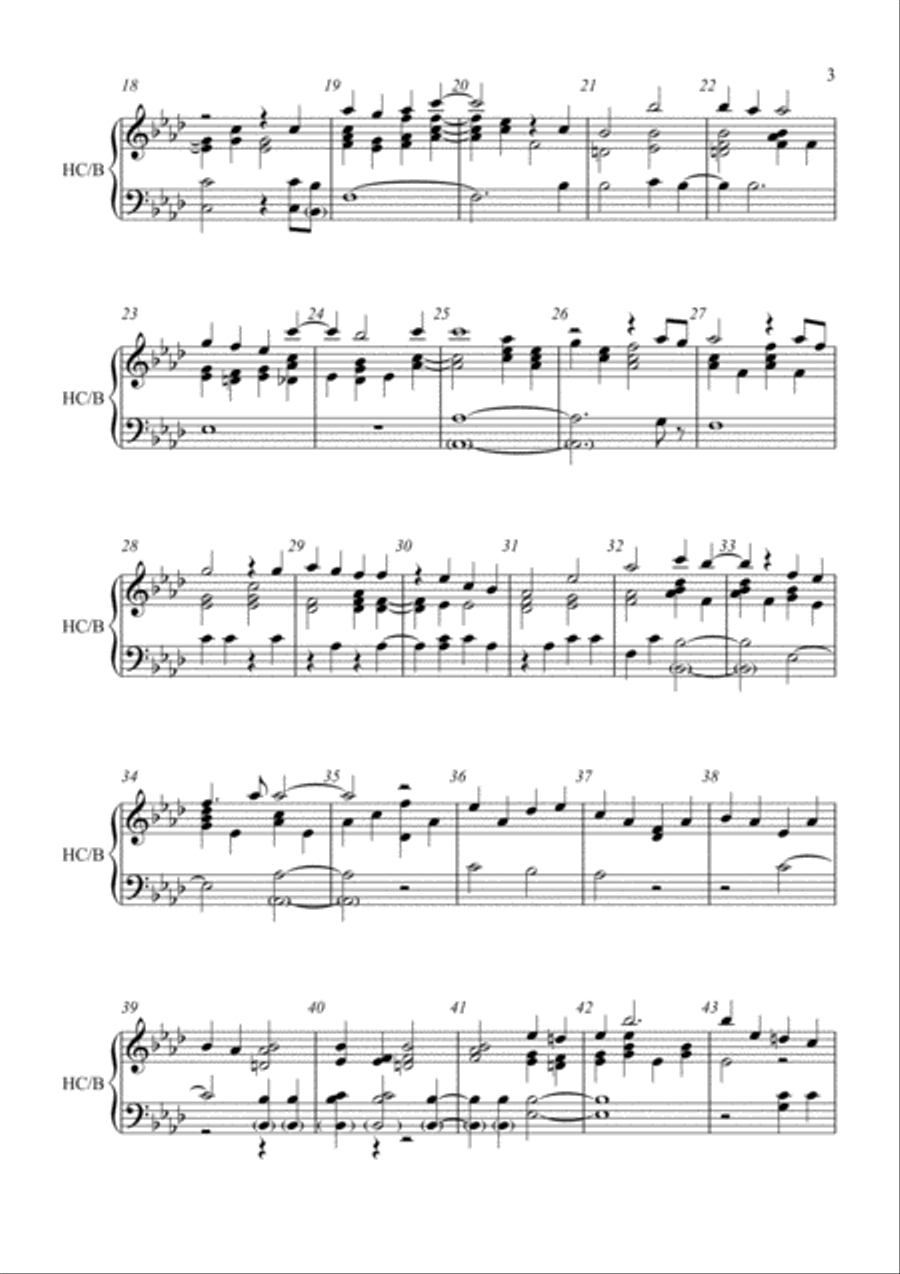 Love Of My Life Handbell Choir scores gallery preview page 3