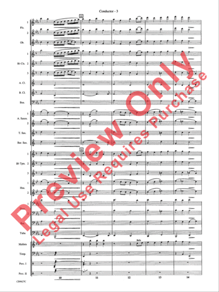 How the Grinch Stole Christmas Concert Band scores gallery preview page 6