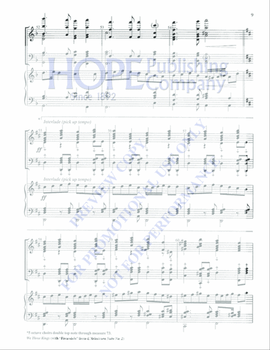 We Three Kings Orchestra scores gallery preview page 9