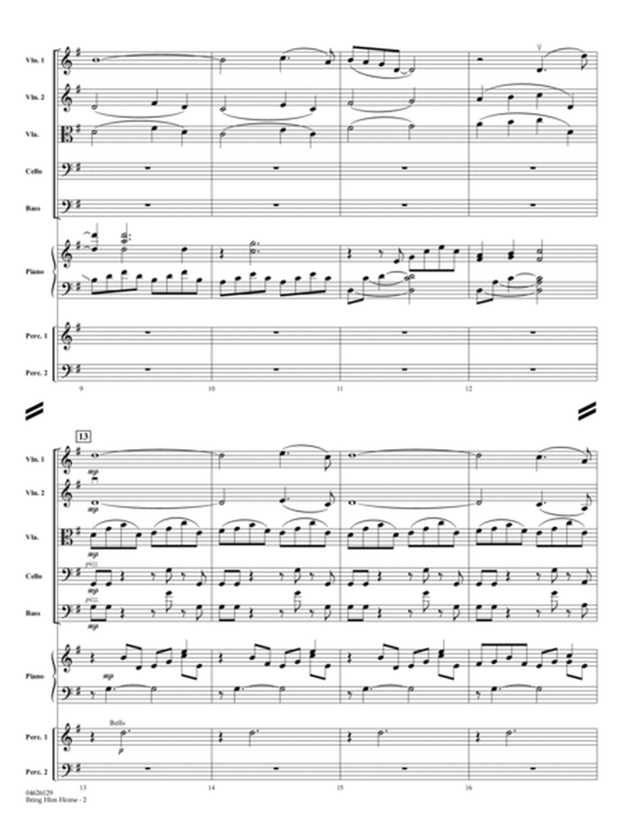 Bring Him Home (from Les Misérables) (arr. Richard Tuttobene) - Full Score
