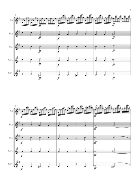 Sinfonia in G Major for Flute Choir image number null