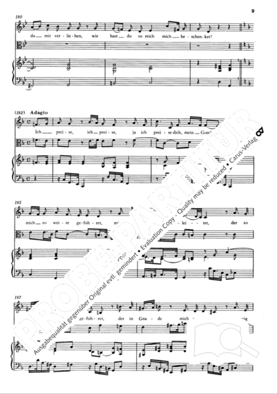 O mein Gott, du meine Hoffnung Alto Voice scores gallery preview page 10