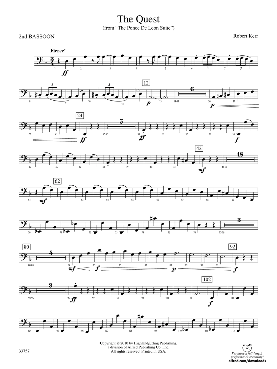 The Quest: 2nd Bassoon