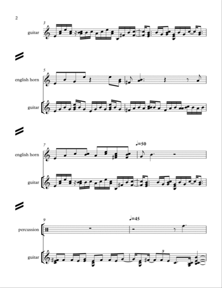 Dolorosa - Score Only Concert Band scores gallery preview page 2