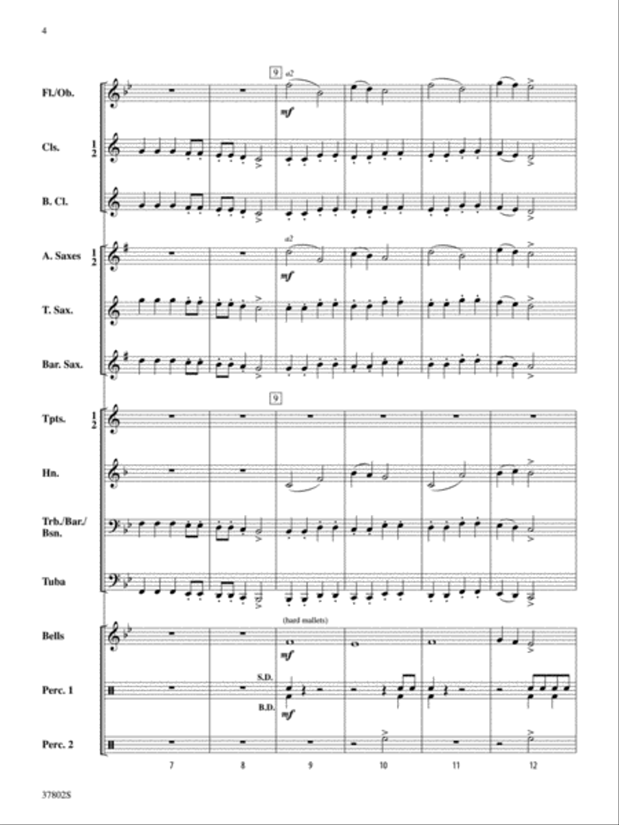 Huckleberry Hedgehog: Score Concert Band scores gallery preview page 4