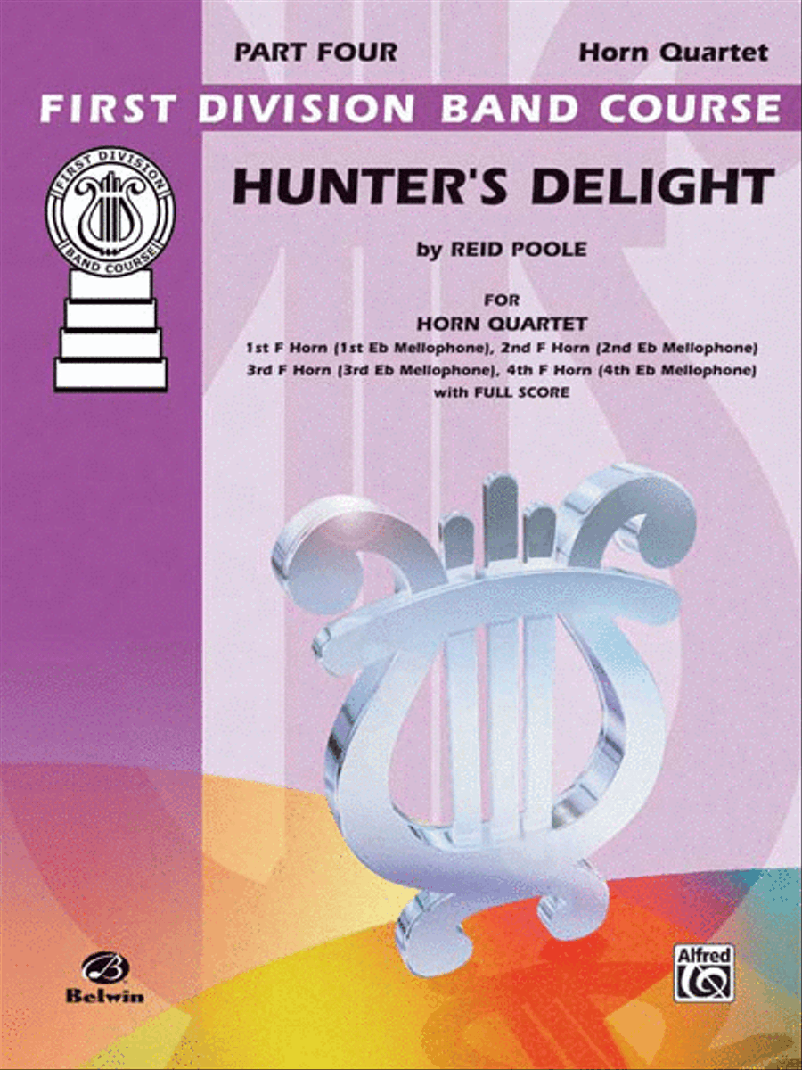Hunter's Delight French Horn Quartet scores gallery preview page 1