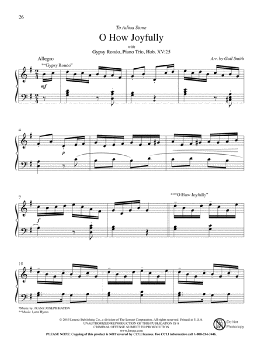 Christmas Carols and Classics Piano Solo scores gallery preview page 16